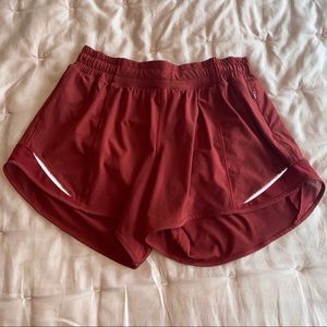 Red Hotty Hot shorts tall (4 in inseam) NEVER WORN
